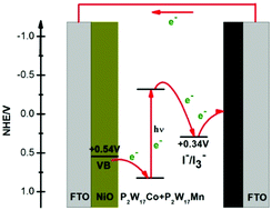 Graphical abstract: Low-cost p-type dye-sensitized solar cells based on Dawson-type transition metal-substituted polyoxometalate inorganic co-sensitizers