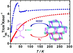 Graphical abstract: Two isomorphous azide/formate Mn(ii) coordination polymers show spin-canted antiferromagnetism only in the formate system