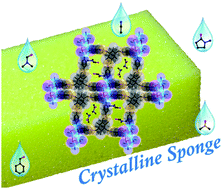 Graphical abstract: A flexible thioether-based MOF as a crystalline sponge for structural characterization of liquid organic molecules