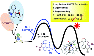 Graphical abstract: Mechanistic investigation of Rh(i)-catalyzed alkyne–isatin decarbonylative coupling