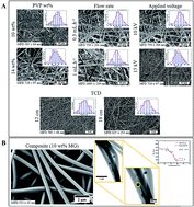 Graphical abstract: Towards the development of multifunctional hybrid fibrillary gels: production and optimization by colloidal electrospinning