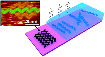 Graphical abstract: Aggregation of atomically precise graphene nanoribbons