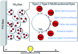 Graphical abstract: Multi-anchored sensitizers for dye-sensitized solar cells