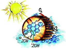 Graphical abstract: Biscoumarin-containing acenes as stable organic semiconductors for photocatalytic oxygen reduction to hydrogen peroxide