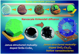 Graphical abstract: Design and synthesis of Janus-structured mutually doped SnO2–Co3O4 hollow nanostructures as superior anode materials for lithium-ion batteries
