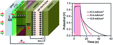 Graphical abstract: Integrated perovskite solar capacitors with high energy conversion efficiency and fast photo-charging rate