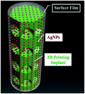 Graphical abstract: A highly efficient, low-toxic, wide-spectrum antibacterial coating designed for 3D printed implants with tailorable release properties