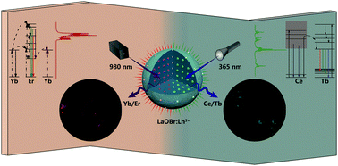 Graphical abstract: Lanthanide-doped LaOBr nanocrystals: controlled synthesis, optical spectroscopy and bioimaging