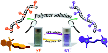 Graphical abstract: Facile and fast photosensing of polarity by stimuli-responsive materials based on spiropyran for reusable sensors: a physico-chemical study on the interactions