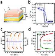 Graphical abstract: Non-volatile ferroelectric control of room-temperature electrical transport in perovskite oxide semiconductor La:BaSnO3