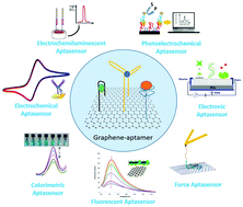 Graphical abstract: Graphene-based aptasensors: from molecule–interface interactions to sensor design and biomedical diagnostics
