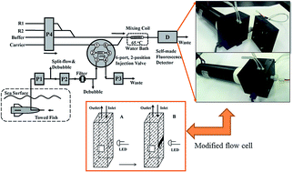 Graphical abstract: Development and application of a portable fluorescence detector for shipboard analysis of ammonium in estuarine and coastal waters