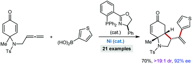 Graphical abstract: Enantioselective nickel-catalyzed arylative intramolecular 1,4-allylations