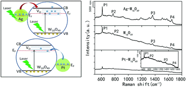 Graphical abstract: Populating surface-trapped electrons towards SERS enhancement of W18O49 nanowires