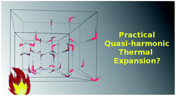 Graphical abstract: Identifying pragmatic quasi-harmonic electronic structure approaches for modeling molecular crystal thermal expansion