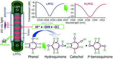 Graphical abstract: Photochemical device for selective detection of phenol in aqueous solutions