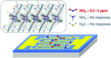 Graphical abstract: Highly selective room-temperature NO2 sensors based on a fluoroalkoxy-substituted phthalocyanine