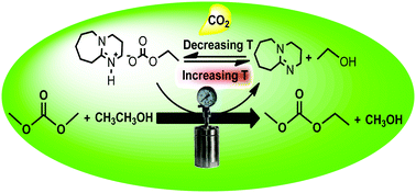 Graphical abstract: CO2 promoted synthesis of unsymmetrical organic carbonate using switchable agents based on DBU and alcohols
