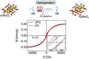 Graphical abstract: Hydrogen atom induced magnetic behaviors in two-dimensional materials: insight on origination in the model of α-MoO3