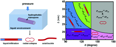 Graphical abstract: Compressing liquid nanofoam systems: liquid infiltration or nanopore deformation?