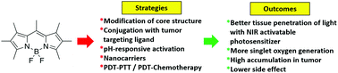 Graphical abstract: Recent strategies to improve boron dipyrromethene (BODIPY) for photodynamic cancer therapy: an updated review