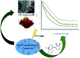 Graphical abstract: Nanocellulose/TiO2 composites: preparation, characterization and application in the photocatalytic degradation of a potential endocrine disruptor, mefenamic acid, in aqueous media