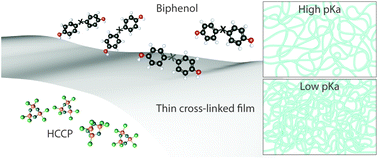 Graphical abstract: Thin cyclomatrix polyphosphazene films: interfacial polymerization of hexachlorocyclotriphosphazene with aromatic biphenols