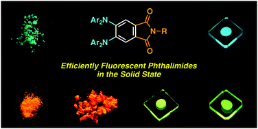 Graphical abstract: 4,5-Diaminophthalimides: highly efficient solid-state fluorophores and turn-on type fluorescent probes for hydrazine