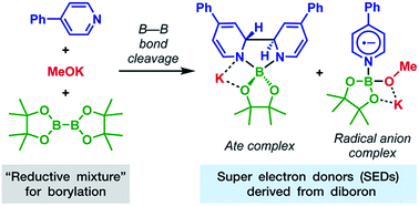 Graphical abstract: Super electron donors derived from diboron