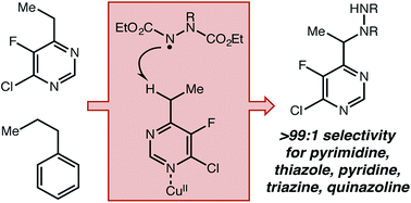 Graphical abstract: A highly site-selective radical sp3 C–H amination of azaheterocycles