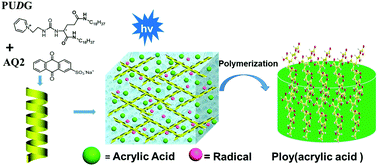Graphical abstract: Photoirradiation-generated radicals in two-component supramolecular gel for polymerization