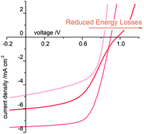 Graphical abstract: Relating open-circuit voltage losses to the active layer morphology and contact selectivity in organic solar cells
