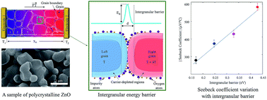 Graphical abstract: Linking thermoelectric generation in polycrystalline semiconductors to grain boundary effects sets a platform for novel Seebeck effect-based sensors