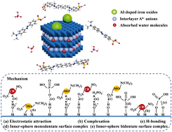 Graphical abstract: Simultaneous removal of phosphates and dyes by Al-doped iron oxide decorated MgAl layered double hydroxide nanoflakes