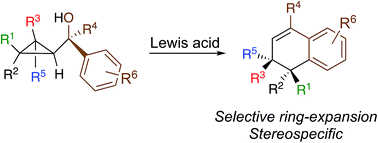 Graphical abstract: Diastereoselective ring opening of fully-substituted cyclopropanes via intramolecular Friedel–Crafts alkylation