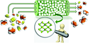 Graphical abstract: Selective adsorption and separation of C2 hydrocarbons in a “flexible-robust” metal–organic framework based on a guest-dependent gate-opening effect
