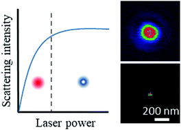 Graphical abstract: Super-resolution plasmonic imaging via scattering saturation STED