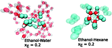Graphical abstract: Comparative analysis of ethanol dynamics in aqueous and non-aqueous solutions