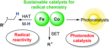 Graphical abstract: Iron and cobalt catalysis: new perspectives in synthetic radical chemistry