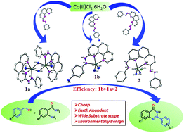 Graphical abstract: Cobalt complexes of redox noninnocent azo-aromatic pincers. Isolation, characterization, and application as catalysts for the synthesis of quinazolin-4(3H)-ones