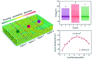 Graphical abstract: Enhanced performance of piezoelectric composite nanogenerator based on gradient porous PZT ceramic structure for energy harvesting