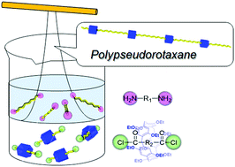 Graphical abstract: Polypseudorotaxanes constructed from pillar[5]arenes and polyamides by interfacial polymerization