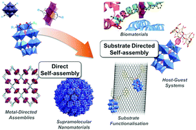 Graphical abstract: Supramolecular assemblies of organo-functionalised hybrid polyoxometalates: from functional building blocks to hierarchical nanomaterials