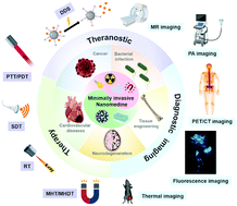 Graphical abstract: Minimally invasive nanomedicine: nanotechnology in photo-/ultrasound-/radiation-/magnetism-mediated therapy and imaging