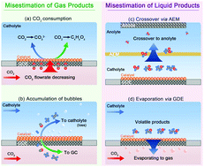 Graphical abstract: Rigorous assessment of CO2 electroreduction products in a flow cell