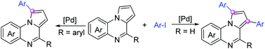 Graphical abstract: Pd-Catalyzed direct C–H arylation of pyrrolo[1,2-a]quinoxalines