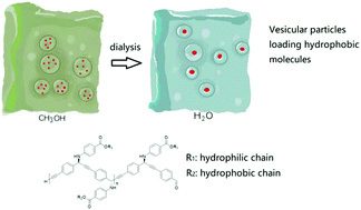 Graphical abstract: Self-assembly of chiral foldamers with alternating hydrophilic and hydrophobic side chains into acid-sensitive and solvent-exchangeable vesicular particles