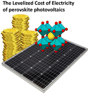 Graphical abstract: The levelized cost of electricity from perovskite photovoltaics