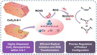 Graphical abstract: Highly efficient and robust aerobic co-oxidation of olefins and aldehydes over CoOx dispersed within hierarchical silicalite-1 zeolites