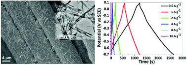 Graphical abstract: Fabrication of three-dimensional WO3 nanotube bundles on carbon cloth as a binder-free electrode for high-performance supercapacitors